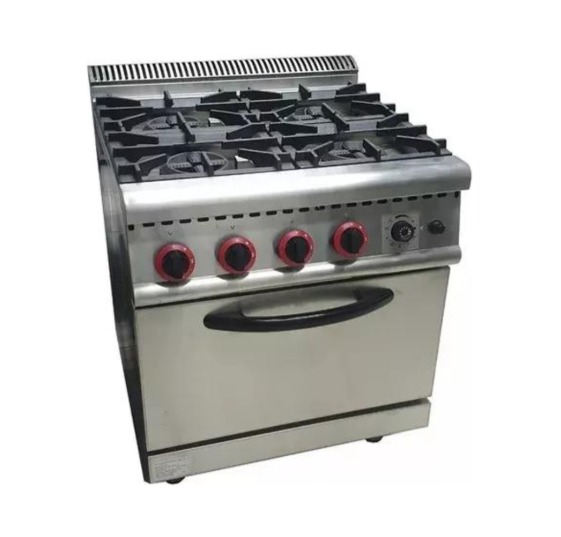 Cocina Industrial 4 Hornallas Lundar Lgr-74v A.inox Cocina Industrial 4 Hornallas | Lundar Lgr-74v A.inox - Imagen 1