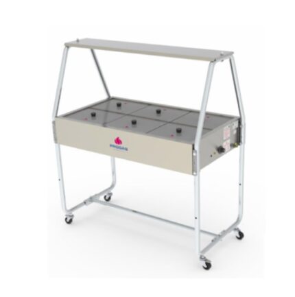 Mesa buffet Progas 6 cubas Modelo: PRB-06N