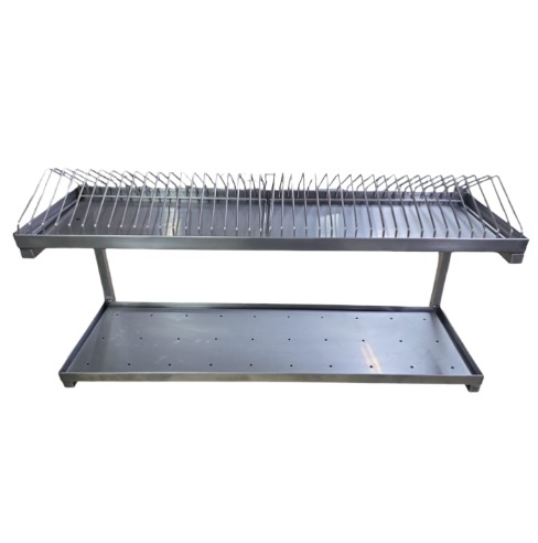 estante con escurridor Escurridor de acero inoxidable para platos y vasos, Fabricacion a medida - Imagen 1