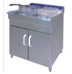 Freidora Eléctrica 2 Tanques 2 Cestas Hef-162c Plateado