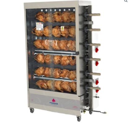 Spiedo Horno Industrial Rotativo para 24 Pollos Progas