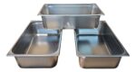 Cuba Gastronorm 1/3×15 cm acero inoxidable - Imagen 2